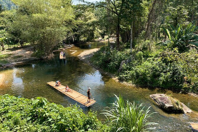 Phang Nga Full Day: Rafting, Temple, Waterfall + Phuket transfer - Wat Tha Sai (Wat Tesdhammanava): teak wood temple by the sea