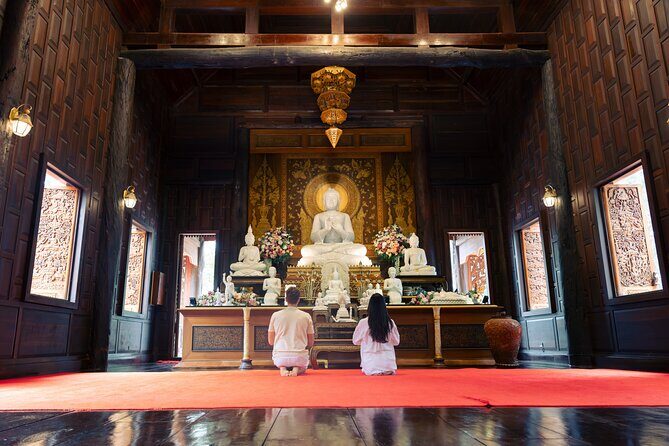 Phang Nga Full Day: Rafting, Temple, Waterfall + Phuket transfer - Wang Khiang Khu waterfall time paired with bamboo rafting